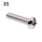 Prime-Line #12-24 x 1 in Slotted Round Machine Screw, Plain 316 Stainless Steel, 25 PK 9005013 - alternate 2